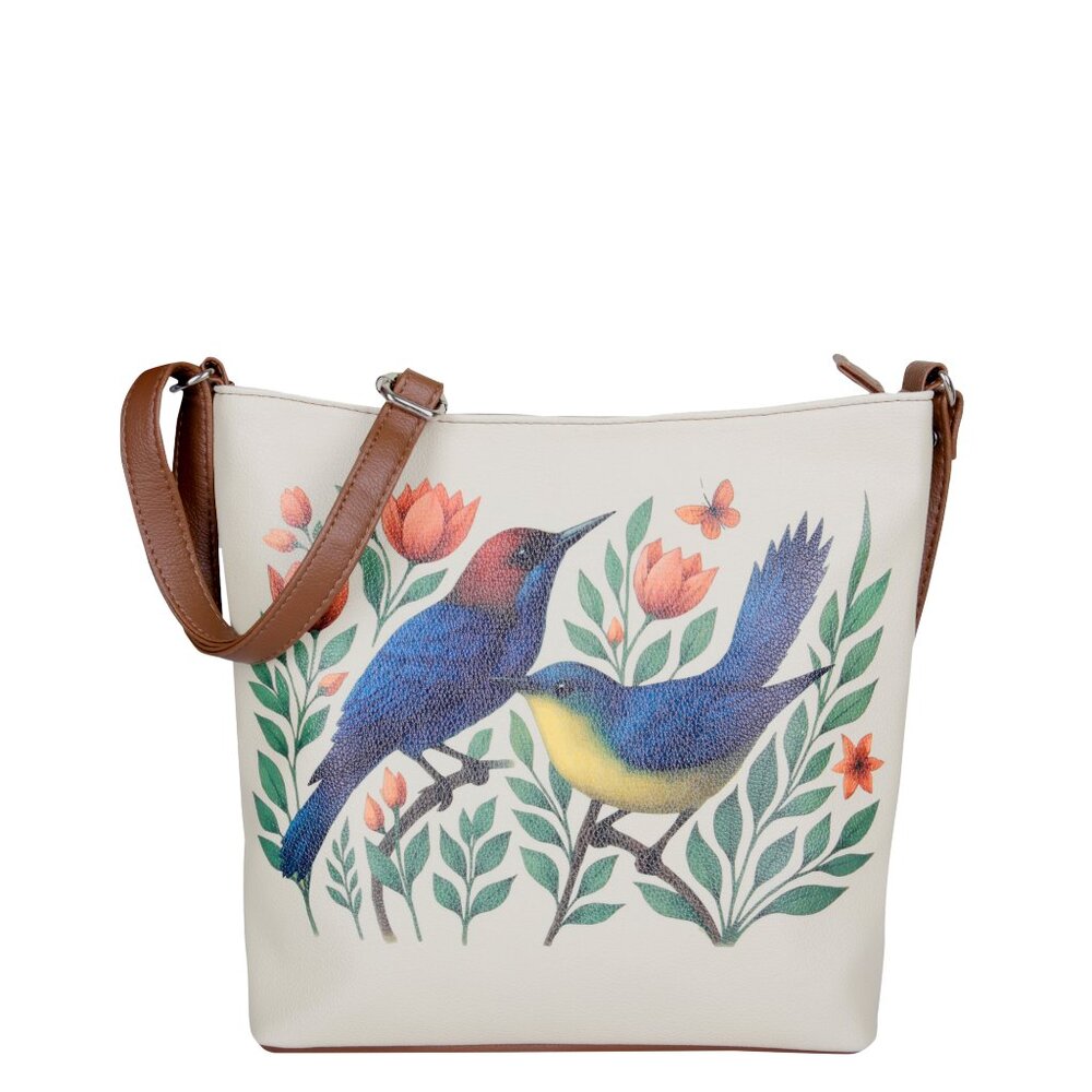 Printed Vegan  Leather Crossbody Bag –Sling & Shoulder Bag for Women-Daily Use